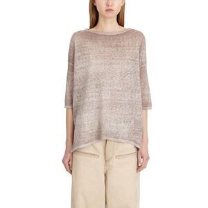 AVANT TOI Women's Fine Knit Pullover Sweater Women Beige Sweaters & Knitwear